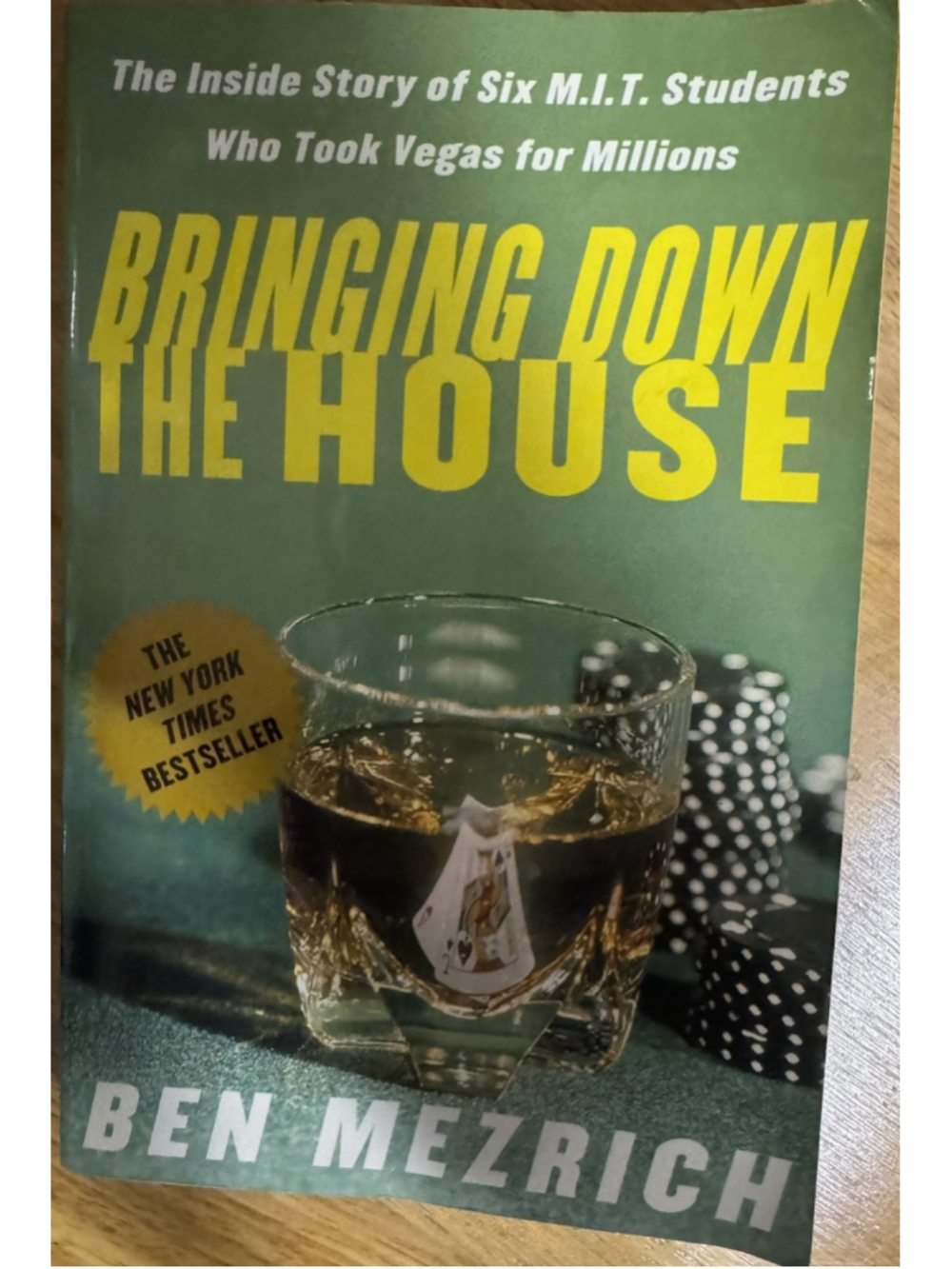 Bringing Down the House by Ben Mezrich Softcover Book 21 Movie
